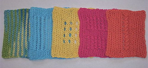 Double-Loom Knit Dishcloths by Faith Schmidt - Loom Knit ...