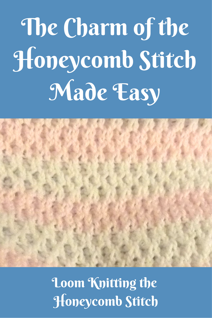 How to Knit Honeycomb Stitch on the Loom - Loom Knit Central