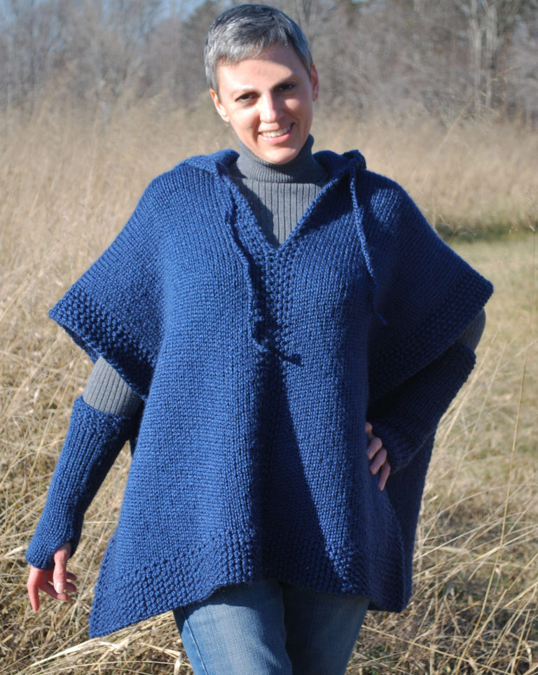 How to Create a Beautiful Poncho Without Being an Expert Loom Knitter