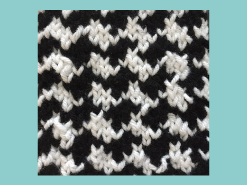 ShhhNo One Needs To Know How Easy This Houndstooth Pattern Actually Is!  - Loom Knit Central