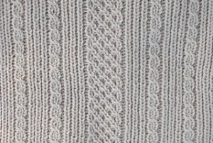 Beautiful Aran Baby Blanket - Loom Knit Central