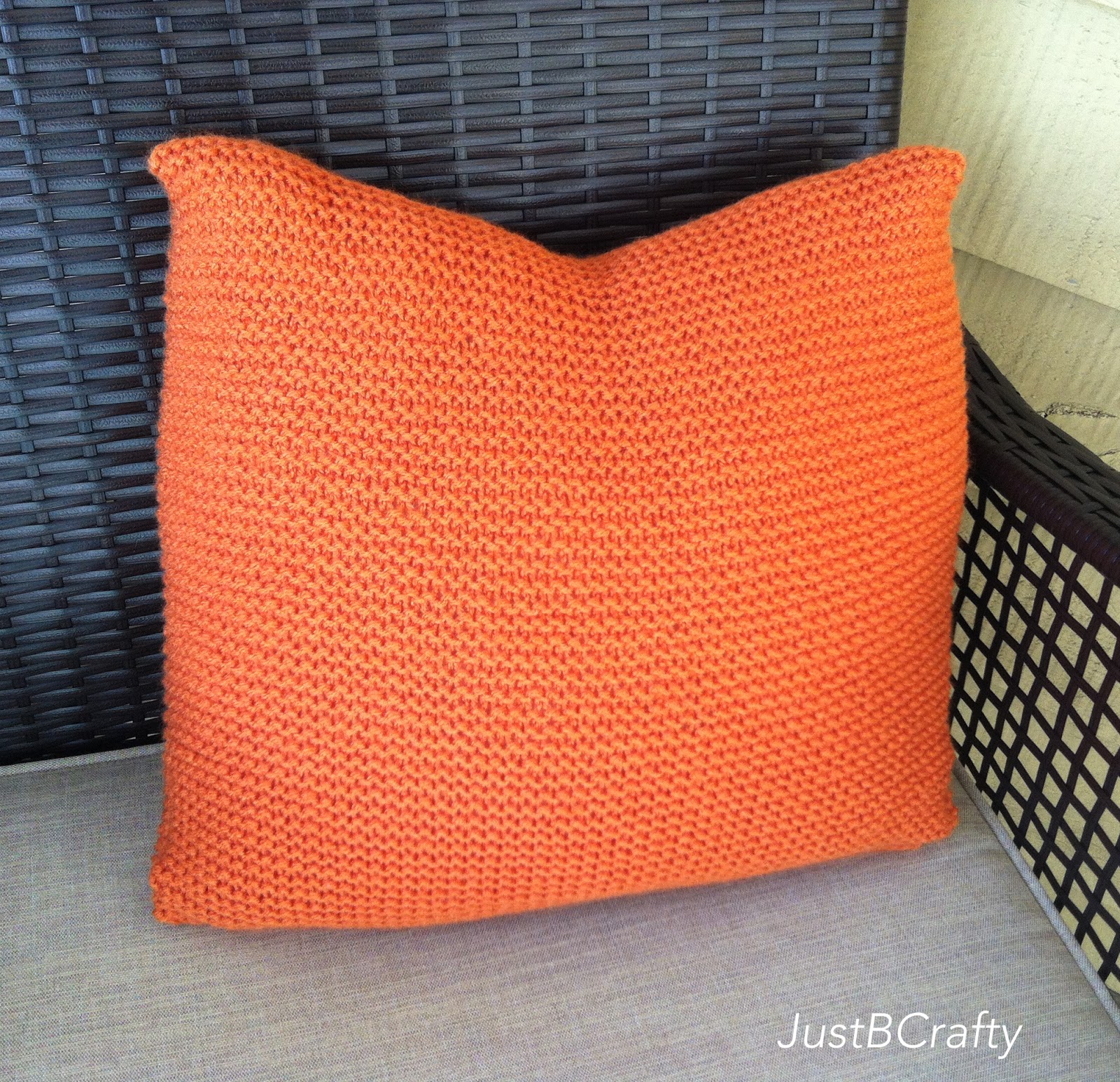 Easy Knit Pillow Cover Loom Knit Central